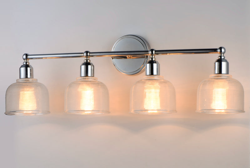 Maxim 11324CLPC Hollow 4 Light Bath Vanity | Polished Chrome