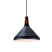 Maxim 11350WNBK Nordic 1 Light Pendant | Walnut / Black