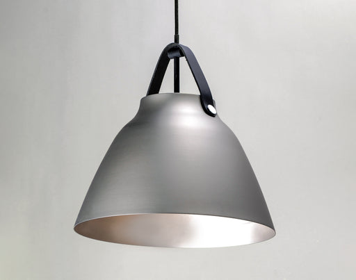 Maxim 11356BKBP Nordic 1 Light Pendant | Black / Brushed Platinum