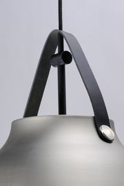 Maxim 11356BKBP Nordic 1 Light Pendant | Black / Brushed Platinum