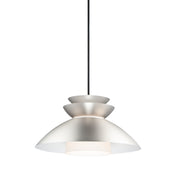Maxim 11359WTBP Nordic 1 Light Pendant | Brushed Platinum