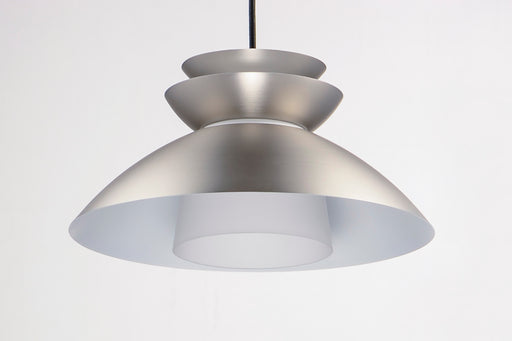 Maxim 11359WTBP Nordic 1 Light Pendant | Brushed Platinum