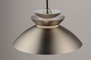 Maxim 11359WTBP Nordic 1 Light Pendant | Brushed Platinum