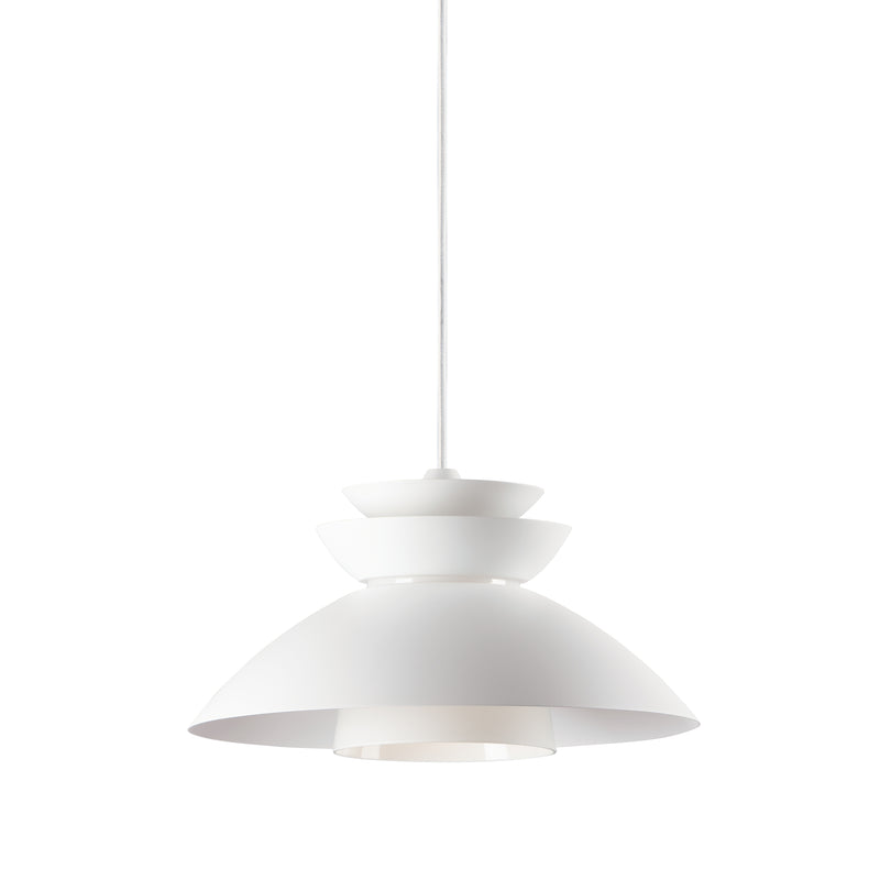 Maxim 11359WTWT Nordic 1 Light Pendant | White