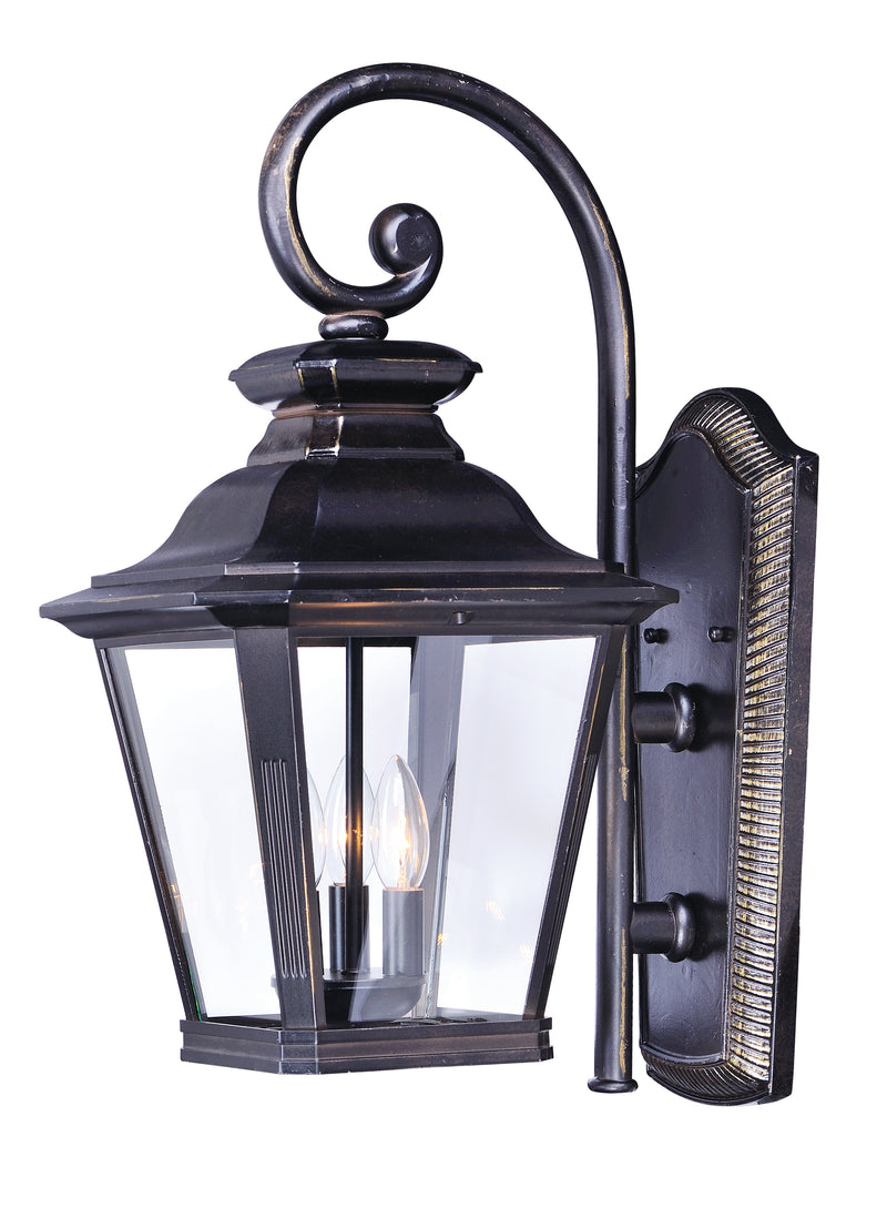 Maxim 1135CLBZ Knoxville 3 Light Outdoor Wall | Bronze