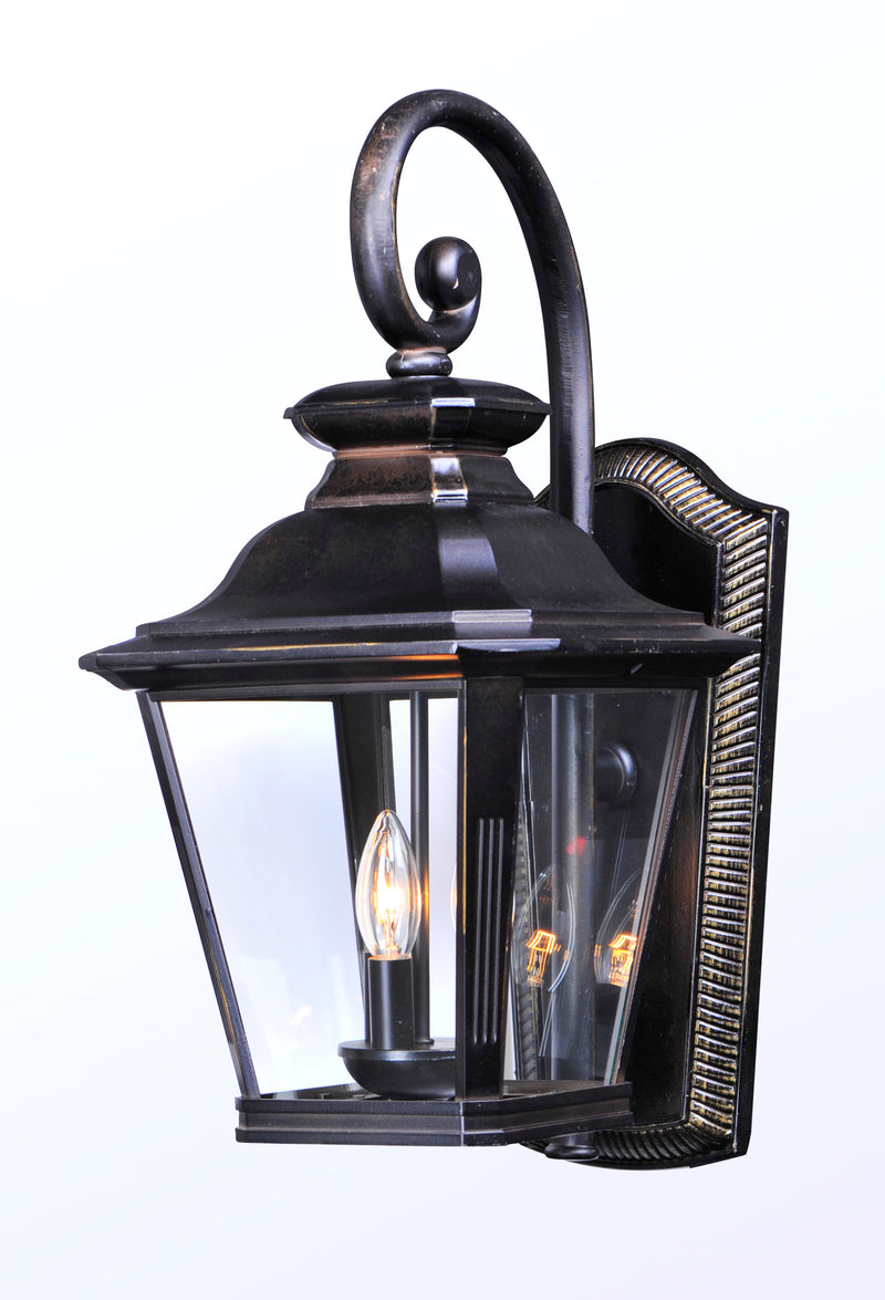 Maxim 1135CLBZ Knoxville 3 Light Outdoor Wall | Bronze