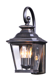 Maxim 1135CLBZ Knoxville 3 Light Outdoor Wall | Bronze