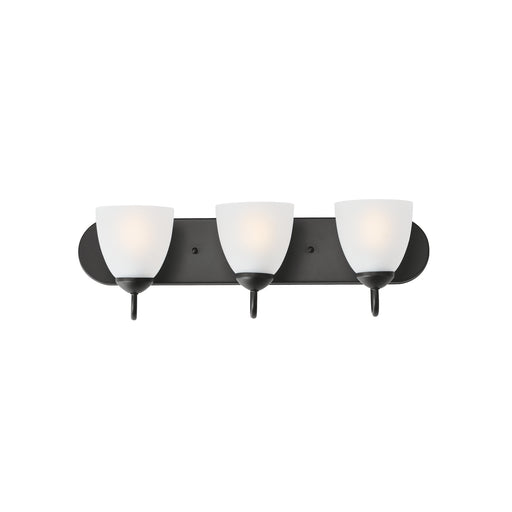 Maxim 11383FTBK Axis 3 Light Strip Bath Vanity | Black