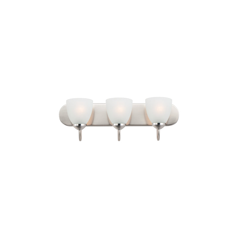 Maxim 11383FTSN Axis 3 Light Strip Bath Vanity | Satin Nickel