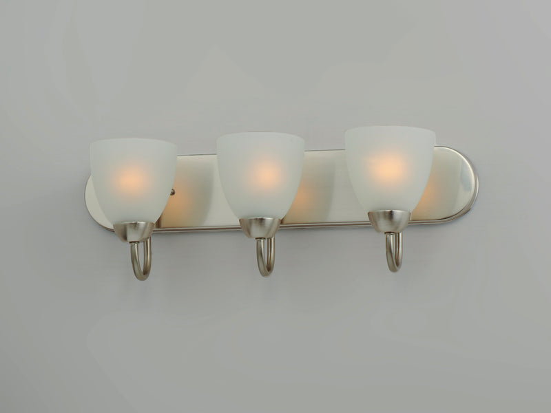 Maxim 11383FTSN Axis 3 Light Strip Bath Vanity | Satin Nickel