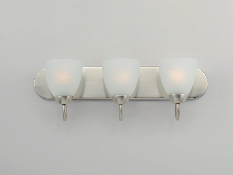 Maxim 11383FTSN Axis 3 Light Strip Bath Vanity | Satin Nickel