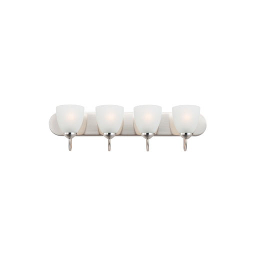 Maxim 11384FTPC Axis 4 Light Strip Bath Vanity | Polished Chrome