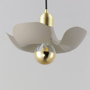 Maxim 11391SGSBR Poppy 12" Pendant | Silver Gold / Satin Brass