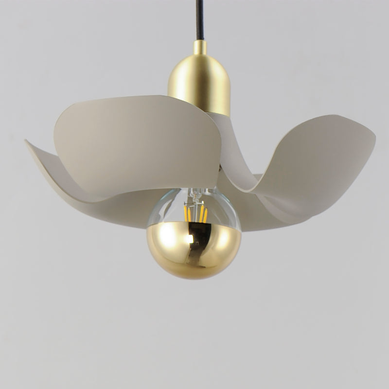 Maxim 11391SGSBR Poppy 12" Pendant | Silver Gold / Satin Brass