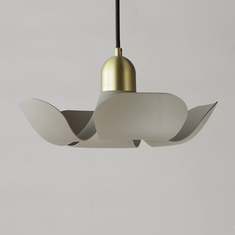 Maxim 11394SGSBR Poppy 18" Pendant | Silver Gold / Satin Brass
