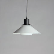 Maxim 11410BKWT Oslo 11.75" 1 Light Small Pendant | Black / White