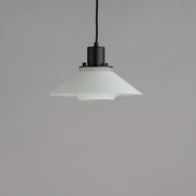 Maxim 11410BKWT Oslo 11.75" 1 Light Small Pendant | Black / White