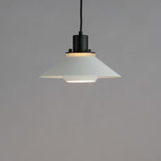 Maxim 11410BKWT Oslo 11.75" 1 Light Small Pendant | Black / White