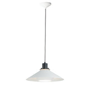 Maxim 11412BKWT Oslo 15.75" 1 Light Medium Pendant | Black / White