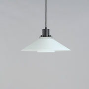 Maxim 11412BKWT Oslo 15.75" 1 Light Medium Pendant | Black / White