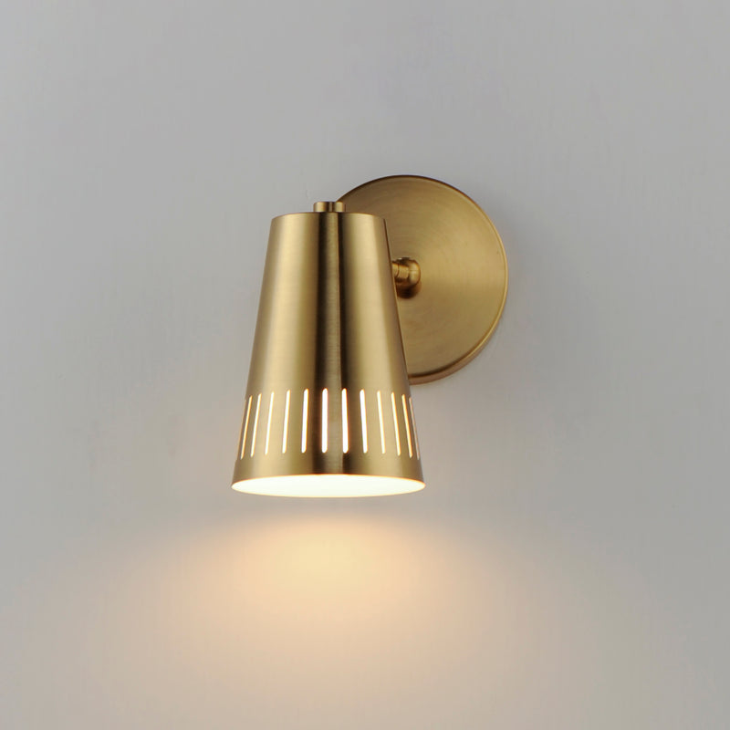 Maxim 11431NAB Helsinki 1 Light Wall Sconce | Natural Aged Brass