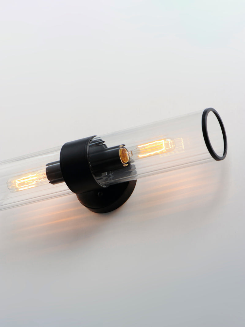 Maxim 11472CRBK Crosby 2 Light Wall Sconce | Black