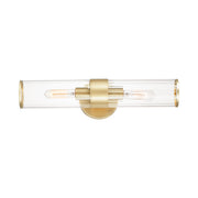 Maxim 11472CRSBR Crosby 2 Light Wall Sconce | Satin Brass