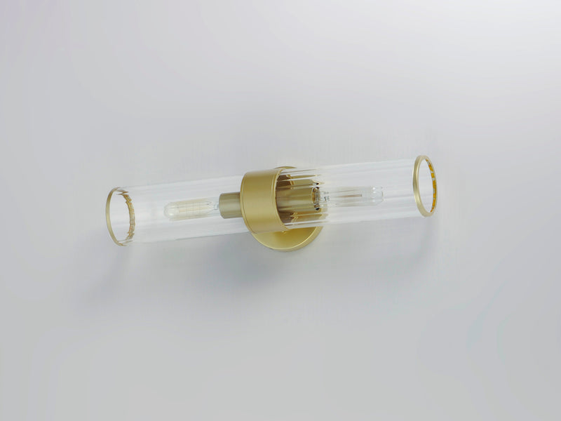 Maxim 11472CRSBR Crosby 2 Light Wall Sconce | Satin Brass