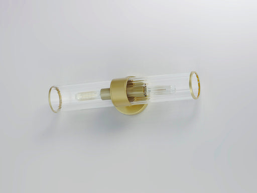 Maxim 11472CRSBR Crosby 2 Light Wall Sconce | Satin Brass