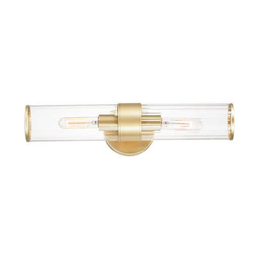 Maxim 11472CRSBR Crosby 2 Light Wall Sconce | Satin Brass