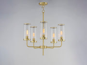 Maxim 11475CRSBR Crosby 5 Light Chandelier | Satin Brass