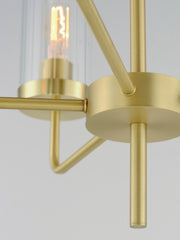 Maxim 11475CRSBR Crosby 5 Light Chandelier | Satin Brass