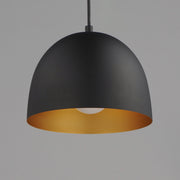 Maxim 11482BKGLD Tova 9" Pendant | Black / Gold