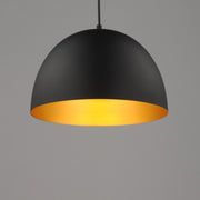 Maxim 11484BKGLD Tova 14" Pendant | Black / Gold