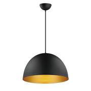 Maxim 11486BKGLD Tova 20" Pendant | Black / Gold