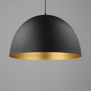 Maxim 11486BKGLD Tova 20" Pendant | Black / Gold