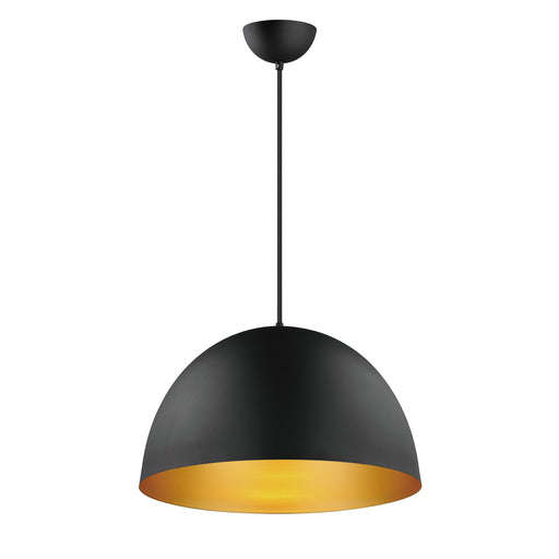Maxim 11486BKGLD Tova 20" Pendant | Black / Gold