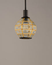 Maxim 11541BKBUB Heirloom 1 Light Mini Pendant | Black / Burnished Brass