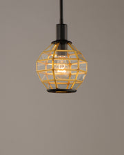 Maxim 11541BKBUB Heirloom 1 Light Mini Pendant | Black / Burnished Brass