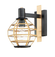 Maxim 11543BKBUB Heirloom 1 Light Outdoor Wall | Black / Burnished Brass
