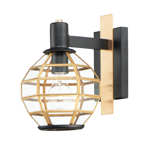 Maxim 11543BKBUB Heirloom 1 Light Outdoor Wall | Black / Burnished Brass