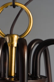 Maxim 11735OIAB Haven 5 Light Chandelier | Oil Rubbed Bronze / Antique Brass