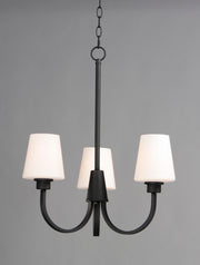 Maxim 11823SWBK Shelter 3 Light Chandelier | Black
