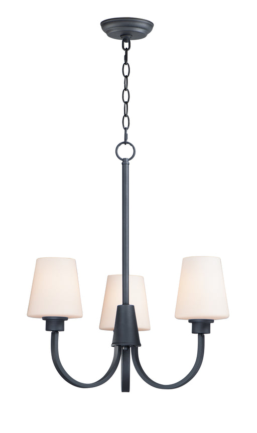 Maxim 11823SWBK Shelter 3 Light Chandelier | Black