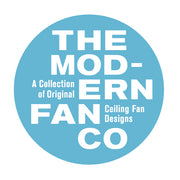 Modern Fan Company Ball Flush 42 in. LED Gloss White Ceiling Fan with Remote - ALCOVE LIGHTING