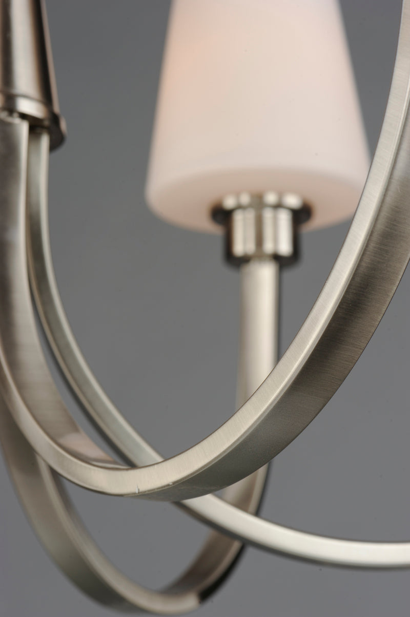 Maxim 11826SWSN Shelter 9 Light Chandelier | Satin Nickel