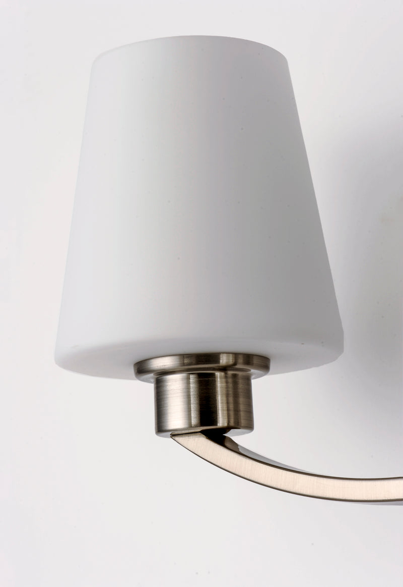 Maxim 11832SWSN Shelter 2 Light Bath Vanity | Satin Nickel