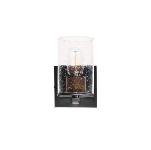 Maxim 11841CDABBK Sleek 1 Light Bath Vanity | Antique Brass / Black