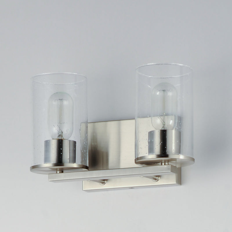 Maxim 11842CDSN Sleek 2 Light Bath Vanity | Satin Nickel