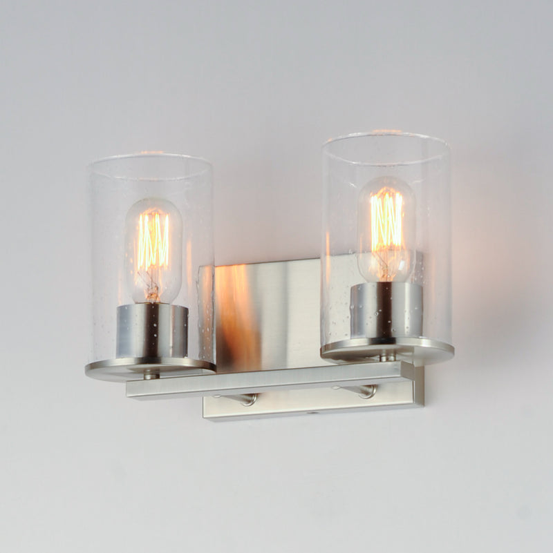 Maxim 11842CDSN Sleek 2 Light Bath Vanity | Satin Nickel